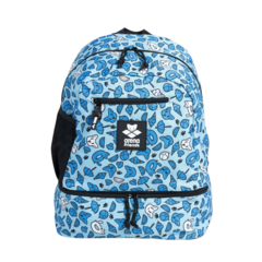 MOCHILA DE NATACIÓN ARENA FRIENDS JUNIOR 20 LITROS ESTAMPADA BLUE (100)