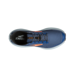 ZAPATILLAS BROOKS DIVIDE 4 LIGHT TRAIL RUNNING HOMBRE BLUE NAVY FIRECRACKER (405) - SOLO NATACIÓN