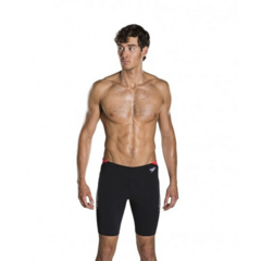 CALZA SPEEDO BOOM SPLICE HOMBRE ENDURANCE+ NEGRO ROJO (559)