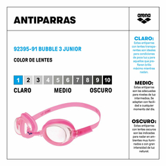 ARENA BUBBLE JR 6-12 AÑOS TRANSPARENTE ROSA (91) - comprar online