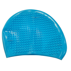 GORRA KONNA BUBBLE SOFT SILICONA PELO LARGO ADULTO CELESTE - tienda online