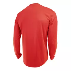 REMERA PROTECCIÓN UV SOLAR AQUON CLASSIC MANGA LARGA HOMBRE ROJO - comprar online