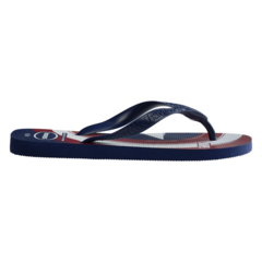 OJOTAS HAVAIANAS TOP MARVEL LOGOMANÍA HOMBRE CAPITÁN AMÉRICA NAVY NAVY (4368) en internet