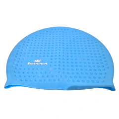 GORRA NATACÓN KONNA BUBBLE SOFT SILICONA ADULTO CELESTE