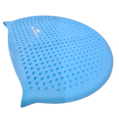 GORRA NATACÓN KONNA BUBBLE SOFT SILICONA ADULTO CELESTE - SOLO NATACIÓN