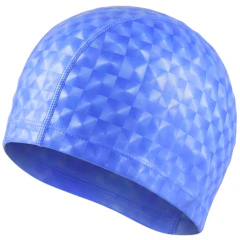 GORRA DE NATACIÓN KONNA PU ADULTO ALTO RENDIMIENTO AZUL - comprar online
