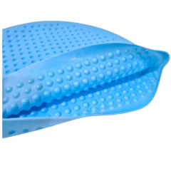 GORRA NATACÓN KONNA BUBBLE SOFT SILICONA ADULTO CELESTE en internet
