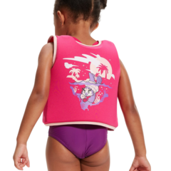 CHALECO SALVAVIDAS SPEEDO PRINTED NATACIÓN INFANTIL ROSA LILA VIOLETA (071) - SOLO NATACIÓN