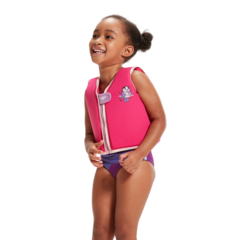 CHALECO SALVAVIDAS SPEEDO PRINTED NATACIÓN INFANTIL ROSA LILA VIOLETA (071) - comprar online