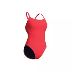 ENTERIZA NATACIÓN ARENA TEAM SOLID CHALLENGE MAXLIFE ECO MUJER BRIGHT CORAL (300) - tienda online