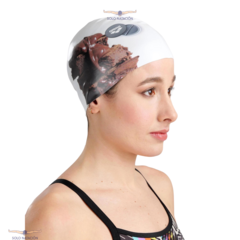 GORRA ARENA HD CAP SILICONA ADULTO CHOCO (200)