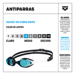 ARENA COBRA SWIPE WHITE BLUE (100) - comprar online