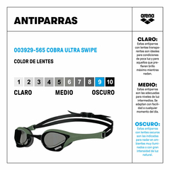 ARENA COBRA ULTRA SWIPE SMOKE ARMY BLACK (565) - comprar online