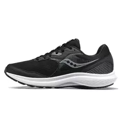 ZAPATILLAS SAUCONY COHESION 16 RUNNING HOMBRE PISADA NEUTRAL BLACK WHITE - comprar online