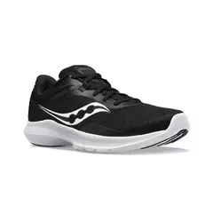 ZAPATILLAS SAUCONY RUNNING CONVERGENCE HOMBRE PISADA NEUTRAL BLACK WHITE - comprar online