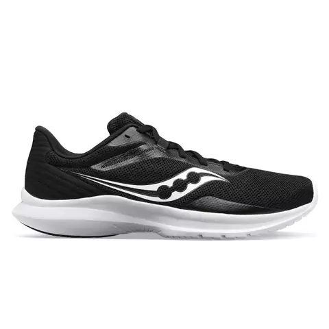 ZAPATILLAS SAUCONY RUNNING CONVERGENCE HOMBRE PISADA NEUTRAL BLACK WHITE