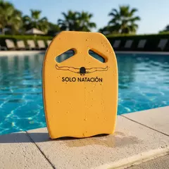 TABLA SOLO NATACIÓN CON AGARRE KICKBOARD NEGRO NARANJA - comprar online