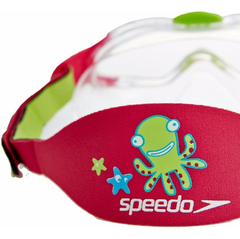 ANTIPARRAS SPEEDO SEA SQUAD MASK JUNIOR 2 A 6 AÑOS ROSA VERDE (452) - SOLO NATACIÓN