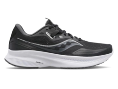 ZAPATILLA SAUCONY GUIDE 15 HOMBRE RUNNING PISADA PRONADORA BLACK WHITE