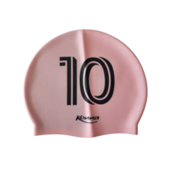 GORRA DE NATACIÓN KONNA SILICONE SOFT CAP LEO MESSI ADULTO ROSA - comprar online