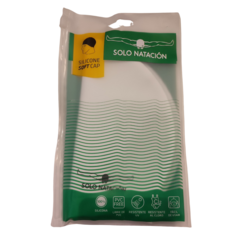 GORRA NATACIÓN SOFT CAP SILICONA SOLONATACION LISA ADULTO BLANCO - tienda online