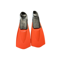 PATAS DE RANA NATACIÓN TYR FLEX FINS ALETAS INTERMEDIA NARANJA NEGRO M = 40-42