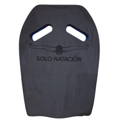 TABLA SOLO NATACIÓN CON AGARRE KICKBOARD NEGRO AZUL - tienda online