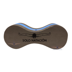 PULLBUOY FLOTADOR SOLO NATACIÓN 23 CM X 9 CM GRIS CELESTE