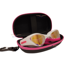 ANTIPARRAS KONNA CON ESTUCHE K1 ONE MIRROR AP071 ESTUCHE NEGRO FUCSIA ANTIPARRA BLANCO FUCSIA en internet