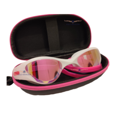 Imagen de ESTUCHE PARA ANTIPARRAS KONNA NATACIÓN GOGGLE CASE NEGRO FUCSIA