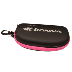 ESTUCHE PARA ANTIPARRAS KONNA NATACIÓN GOGGLE CASE NEGRO FUCSIA - SOLO NATACIÓN