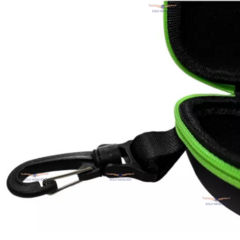 ESTUCHE PARA ANTIPARRAS KONNA NATACIÓN GOGGLE CASE NEGRO VERDE - SOLO NATACIÓN