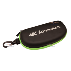 ESTUCHE PARA ANTIPARRAS KONNA NATACIÓN GOGGLE CASE NEGRO VERDE - tienda online