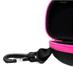 ESTUCHE PARA ANTIPARRAS KONNA NATACIÓN GOGGLE CASE NEGRO FUCSIA - comprar online