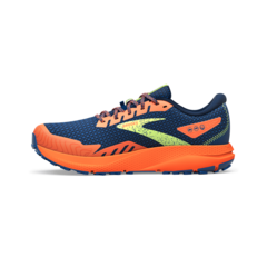 ZAPATILLAS BROOKS DIVIDE 4 LIGHT TRAIL RUNNING HOMBRE NAVY FIRECRACKER SHARP GREEN (406) en internet