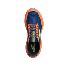 ZAPATILLAS BROOKS DIVIDE 4 LIGHT TRAIL RUNNING HOMBRE NAVY FIRECRACKER SHARP GREEN (406) - SOLO NATACIÓN