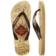 OJOTAS HAVAIANAS HARRY POTTER HOMBRE BRANCO DOURADO (0570) - comprar online