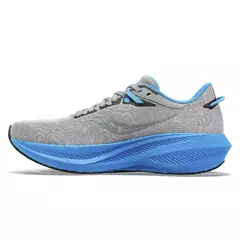 ZAPATILLAS SAUCONY TRIUMPH 21 RUNNING HOMBRE PISADA NEUTRAL ECHO SILVER - comprar online