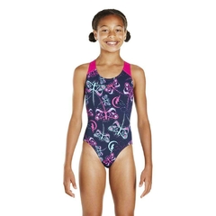 ENTERIZA NATACIÓN SPEEDO FLASHFLY JUNIOR ENDURANCE+ MARINO TURQUESA (611)