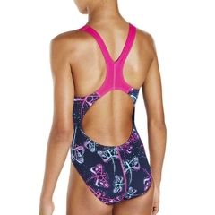 ENTERIZA NATACIÓN SPEEDO FLASHFLY JUNIOR ENDURANCE+ MARINO TURQUESA (611) - tienda online