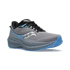 ZAPATILLAS SAUCONY TRIUMPH 21 RUNNING HOMBRE PISADA NEUTRAL FOSSIL BLACK - tienda online