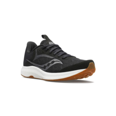 ZAPATILLA SAUCONY RUNNING HOMBRE FREEDOM 5 PISADA NEUTRAL BLACK GUM - SOLO NATACIÓN