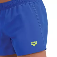 MALLA NATACIÓN HOMBRE ARENA FUNDAMENTALS X-SHORT DE PLAYA NEON BLUE SOFT GREEN (860) en internet