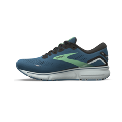 ZAPATILLAS BROOKS RUNNING GHOST 15 HOMBRE CUSHION NEUTRAL MOROCCAN BLUE BLACK SPRING BUD (462) en internet