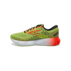 ZAPATILLAS BROOKS RUNNING HOMBRE GLYCERIN 20 CUSHION NEUTRAL LIME RED EBONY (725) - SOLO NATACIÓN