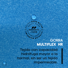 GORRA NATACION AQUON MULTIFLEX HR TELA TURQUESA en internet