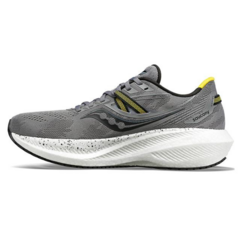 ZAPATILLAS SAUCONY TRIUMPH 20 RUNNING HOMBRE PISADA NEUTRAL GRAVEL SULPHUR - comprar online