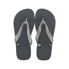 OJOTAS HAVAIANAS TOP HOMBRE UNISEX VARIAS ORIGINALES CINZA ACO (5178)