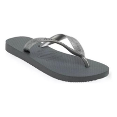 OJOTAS HAVAIANAS TOP HOMBRE UNISEX VARIAS ORIGINALES CINZA ACO (5178) en internet