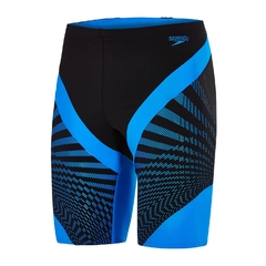 CALZA NATACIÓN SPEEDO CHEVRON SPLICE HOMBRE ENDURANCE+ NEGRO AZUL (558) - SOLO NATACIÓN